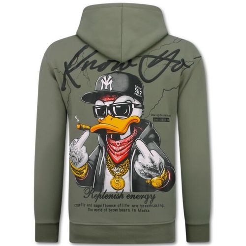 True Rise Oversized hoodie met capuchon gangster