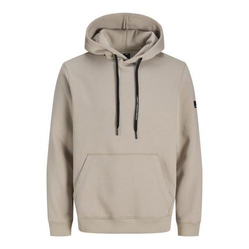 Jack & Jones Jcofusion sweat badge hood zand