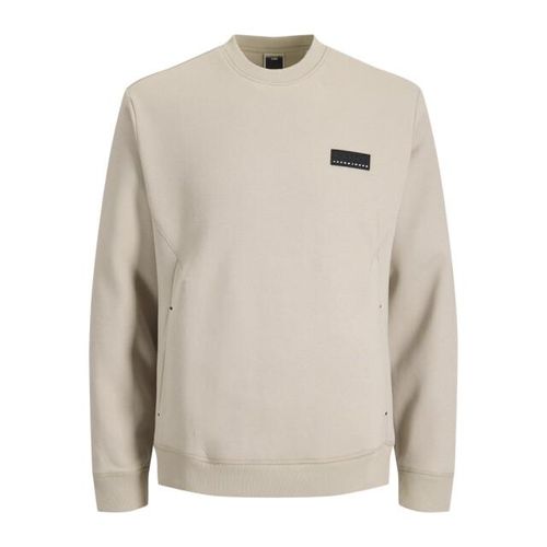 Jack & Jones Jcofusion sweat badge crew neck zand
