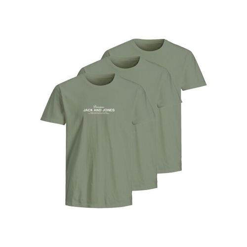 Jack & Jones Jprblaferris ss tee crew neck fst 3