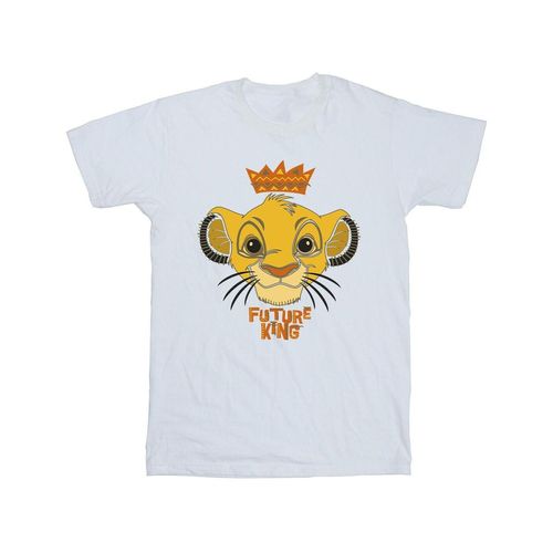 Disney Jongens The Lion King Toekomstige Koning T-Shirt (Wit)