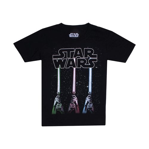 Star Wars Jongens Lightsaber T-shirt (Zwart)