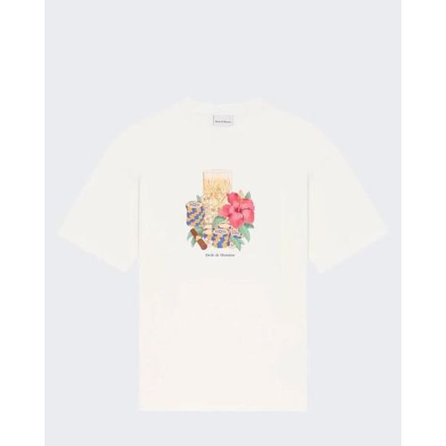 Drole De Monsieur Heren t-shirt hibiscus club