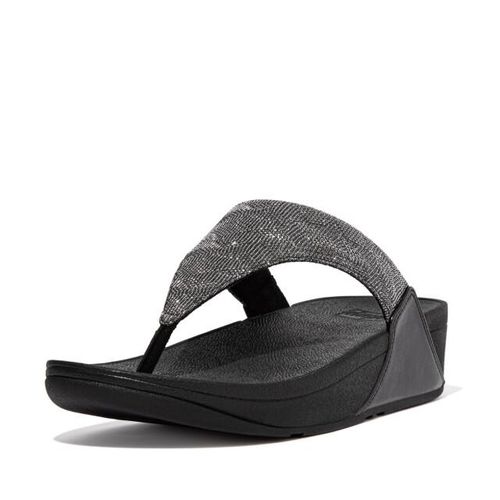 FitFlop Lulu toe post geo glitz