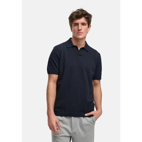 Kronstadt Ksbblake ss knit polo sky captain