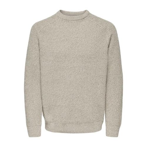 Only & Sons Onsjoin rlx ls raglan knit zand
