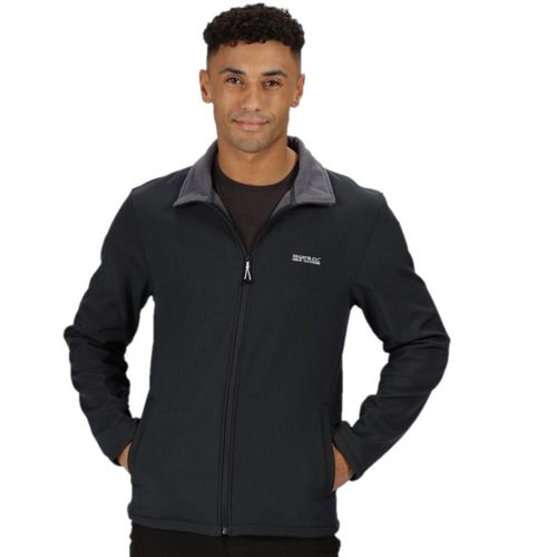 Regatta Heren Cera V Wind Resistant Soft Shell Jas (Zwart)
