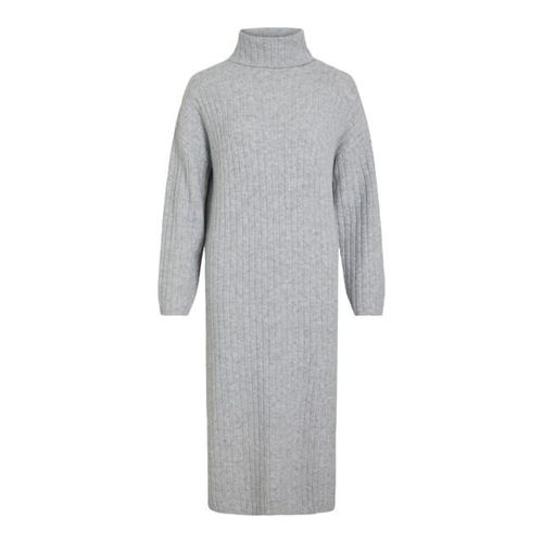 Vila Ssia rollneck ls knit dress licht