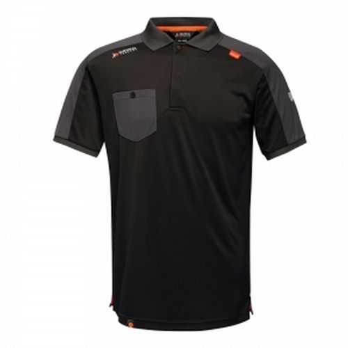 Regatta Heren Offensief Polo Shirt (Zwart)