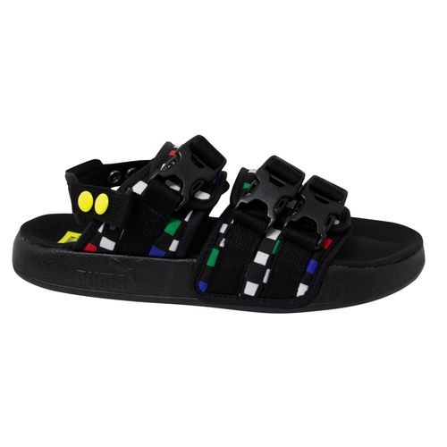 Puma x Leadcat Chinatown Market Triple Strap Zwart Heren Slip On Sandalen 370188 01