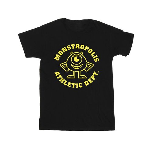 Disney Jongens Monsters University Monstropolis T-Shirt (Zwart)