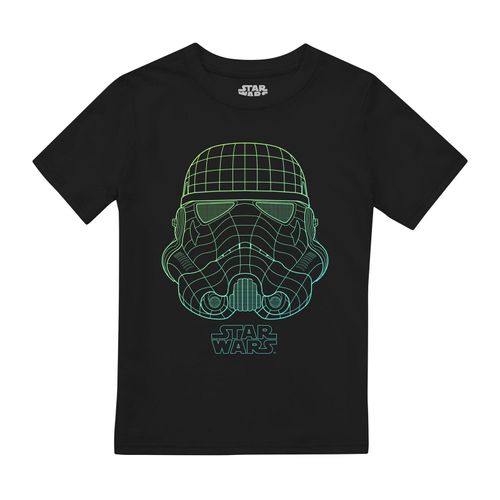 Star Wars Jongens Trooper Rooster T-shirt (Zwart)