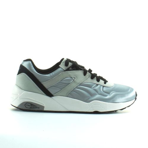Puma Trinomic R698 Mat & Glans Grijs Textiel Heren Lace Up Trainers 359305 03