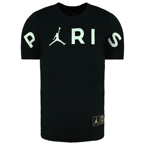Nike Jordan x Paris Saint-Germain Header Kinderen Zwart T-shirt