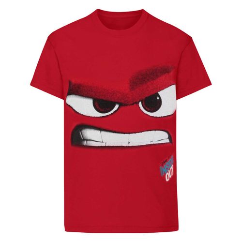 Disney Officieel Kinder/Kids Inside Out Woede T-Shirt (Rood)