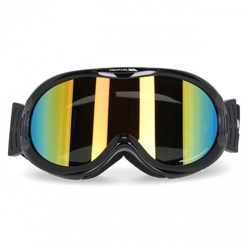 Trespass Volwassenen Unisex Vickers Dubbele Lens Sneeuwsportbril (Zwart)