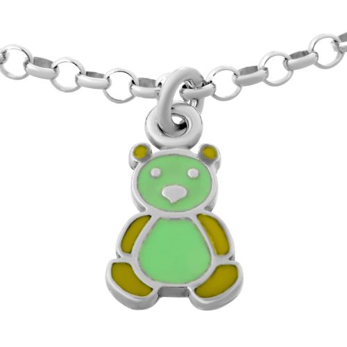 Orphelia 'Bear' Kinderarmband van 925 Zilver - Zilver ZA-7140