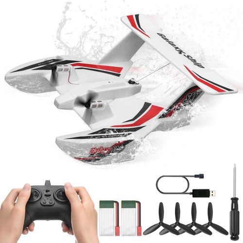 RC-Flugzeug Amphibienflugzeug EPP - Fernbedienung 2,4 GHz - Spielzeug für Kinder - Spielzeugflugzeug