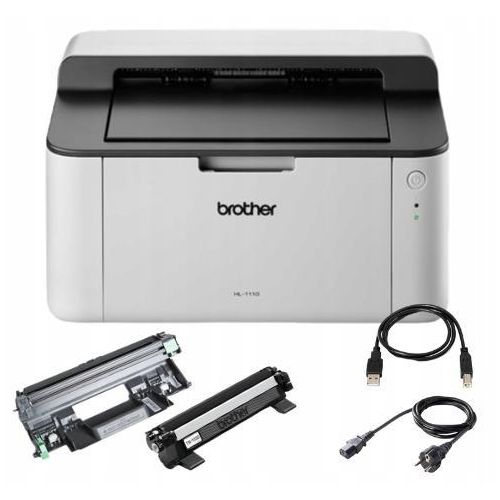 BROTHER HL-1110E A4-Monochrom-Laserdrucker, 20 Seiten/Min., kostengünstig, USB