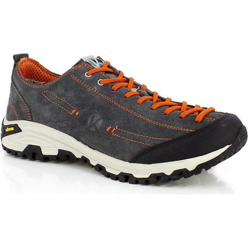 Wander-Outdoorschuh Folin aus Leder Orange EU 40 mit VIBRAM-Sohle und Bergprofil