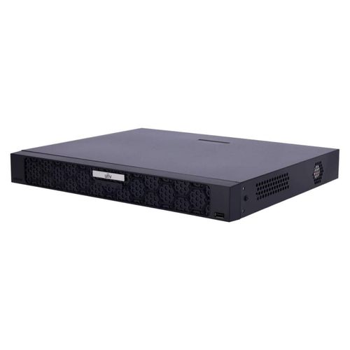 Gravador NVR Uniview Prime 32 Canais IP 16x PoE 4K Preto - NVR502-32B-P16