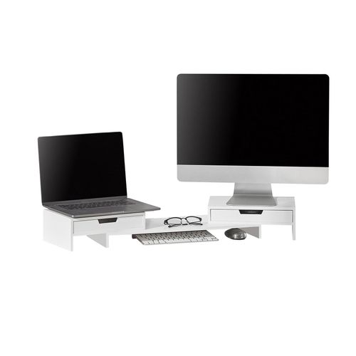 MONITORSTÄNDER Weiß