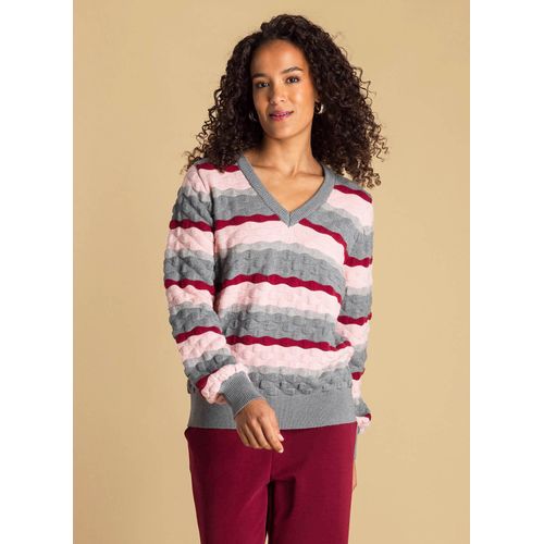 IVY BEAU Annalina Tops Dark Grey/Multi