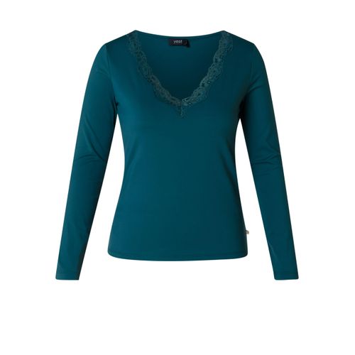 YEST CURVE Hulda Tops Teal Green