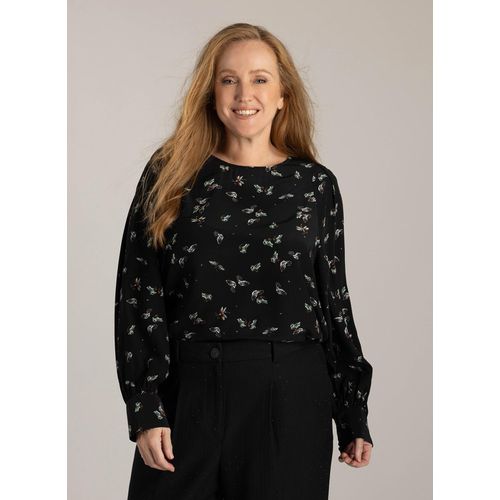 YEST CURVE Hanika Tops Black Multi Colour