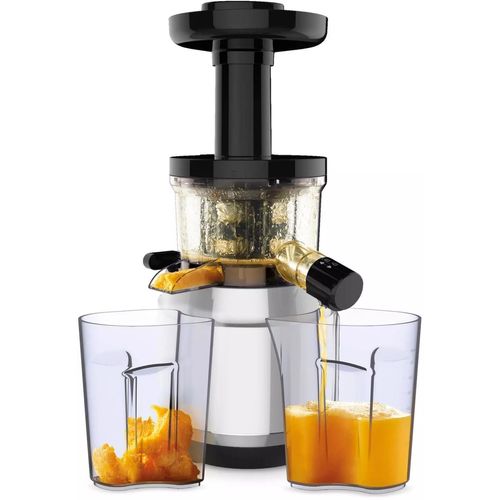 Moulinex ZU420E, Langsamer Entsafter, Aluminium, Schwarz, Schwarz, 80 RPM, 0,8 l, 0,8 l