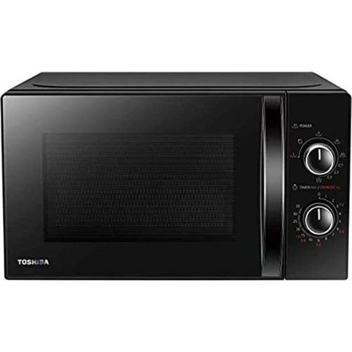 TOSHIBA Mikrowellenherd MW-MG20P mit Grill und Schnellabtauung, Schwarz