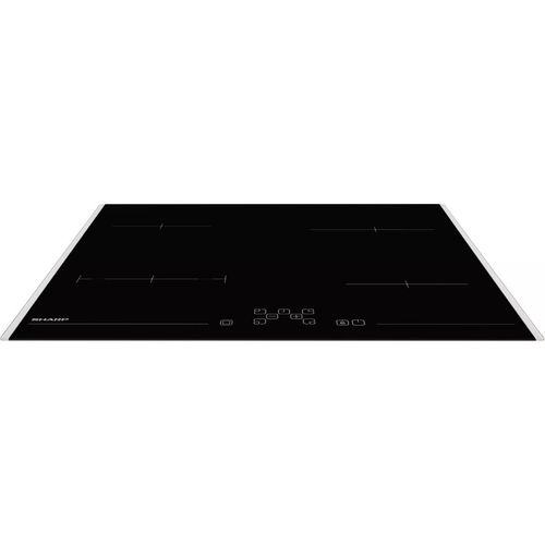 Sharp KH-6V08FT0K, Schwarz, Integriert, 59 cm, Zonen-Induktionskochfeld, Glaskeramik, 4 Zone(n)
