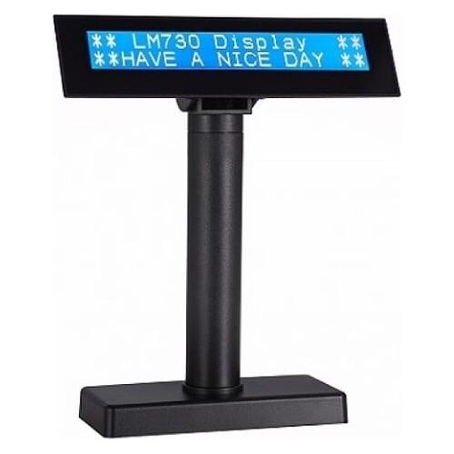 LCD730 - LCD Kundendisplay, USB, dunkelgrau