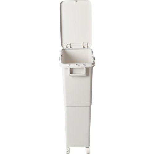 Trockene nasse Sortierung Mülleimer große Kapazität bewegliche erhöhte trockene nasse Klassifizierung Mülleimer für Haus Küche 2 Schichten 29L 36x26x77cm