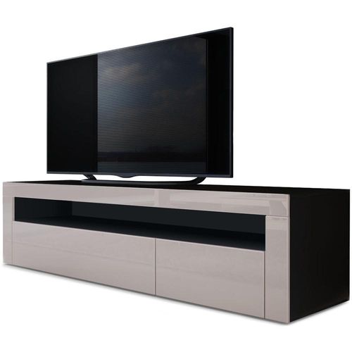 LOWBOARD Valencia Sandgrau Hochglanz / Sandgrau Hochglanz