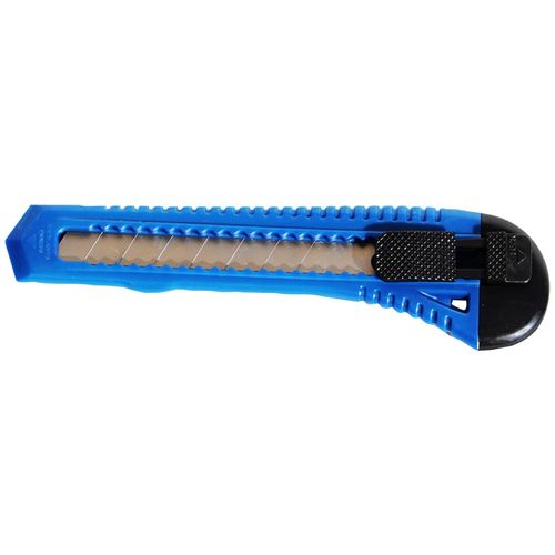 Cuttermesser A.S. CRÉATION "Abbrechmesser", blau, B:0,04cm L:0,15cm, Schneidewerkzeuge, Kunststoff, 18 mm Klinge