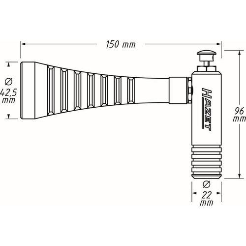 HAZET Druckluftpistole 9040t1