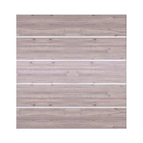 Zaun Hauptelement Farö HPL Stecksystem 179 x 175 cm Esche-grau