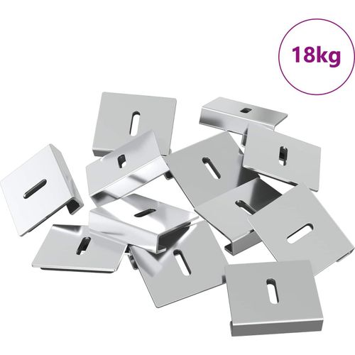 Spiegel Halterungsbracket 340 pcs Nickel 35 x 30 x 8,3 mm Stahl