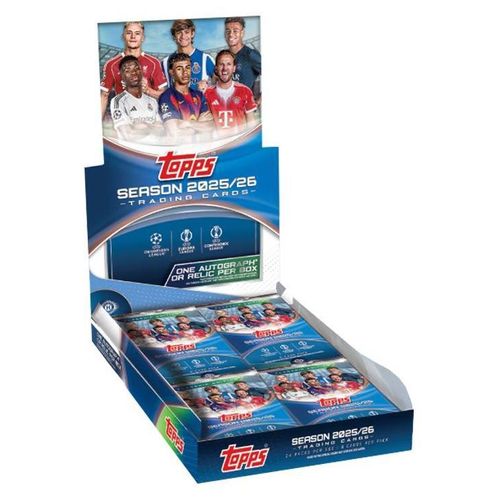 2025-26 Topps Flagship UEFA Club Competitions Hobby Box