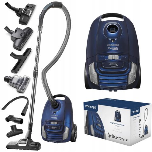 Beutelstaubsauger 700W Leise Hepa13 10M Turbobürste 3,5L Antibakteriell