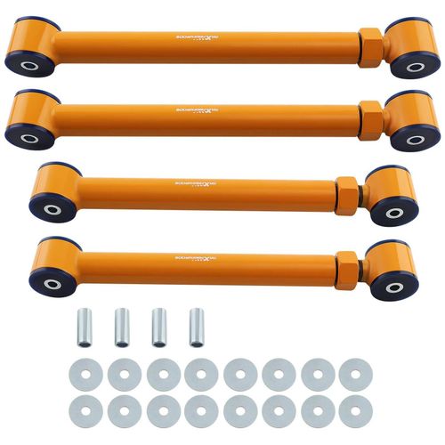 Vorderes Querlenker Set - Untere und obere Querlenker - Mit Scheiben und Hülsen - Stahl - Für 4x4 Pickup Baujahr 1994-2008