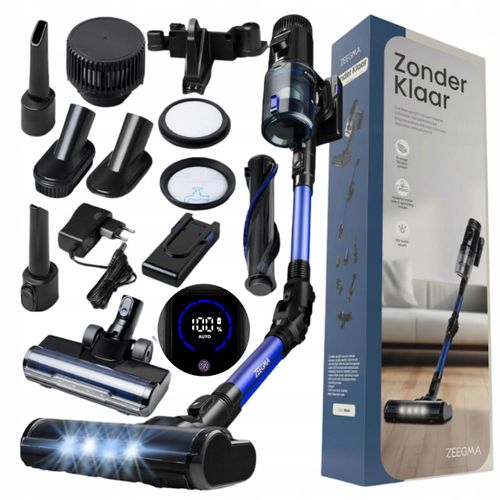 3-in-1-Staubsauger, 400 W, 60 Min., 3 Betriebsmodi, LED-Bürste, HEPA-Filter, 0,7 l
