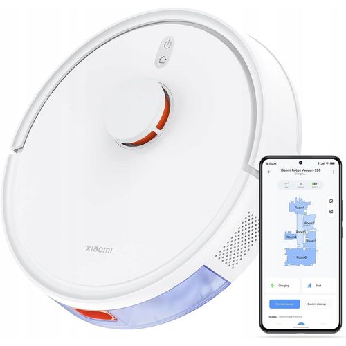 Staubsauger und Wischmopp Xiaomi S20, 5000 Pa, LDS, 120 min, 400 ml/270 ml, App