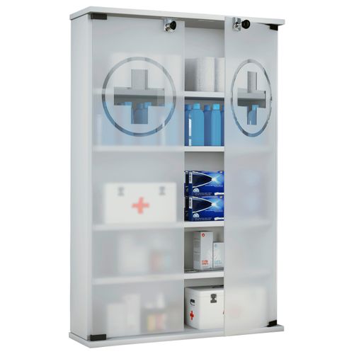 Medizinschrank Honula Weiß