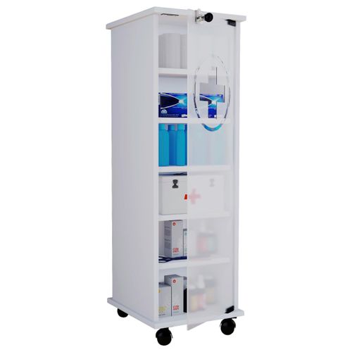 Medizinschrank Nilasu Weiß