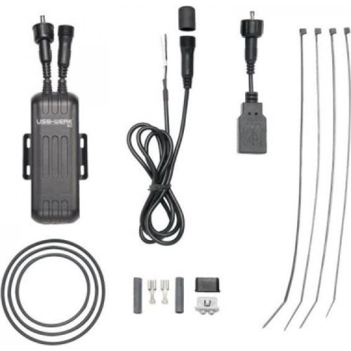 Busch + Müller USB-Werk AC - Mobiles USB-Ladegerät für Nabendynamo inkl. Zube...