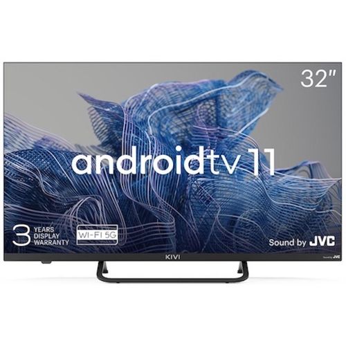 KIVI 32F750NB Android Smart TV, WLAN, Bluetooth, JVC Lautsprecher, Hbb TV, Sprachsteuerung, 3x HDMI, 2x USB
