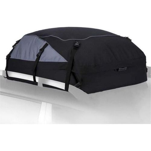 Dachbox – Dachtasche – Wasserdicht – Faltbar – Flexibel – Oxford 600 + PVC-Futter – 6 Befestigungsgurte – 130 x 110 x 45 cm