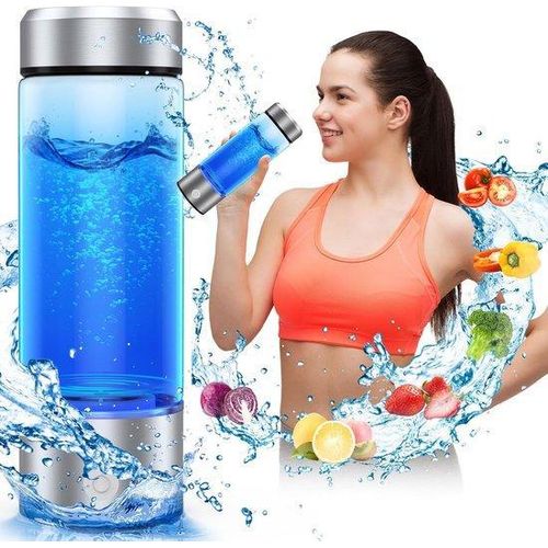Famanu Wasserstoffreiche Wasserflasche - Tragbarer Wasserstoffgenerator 420 ml